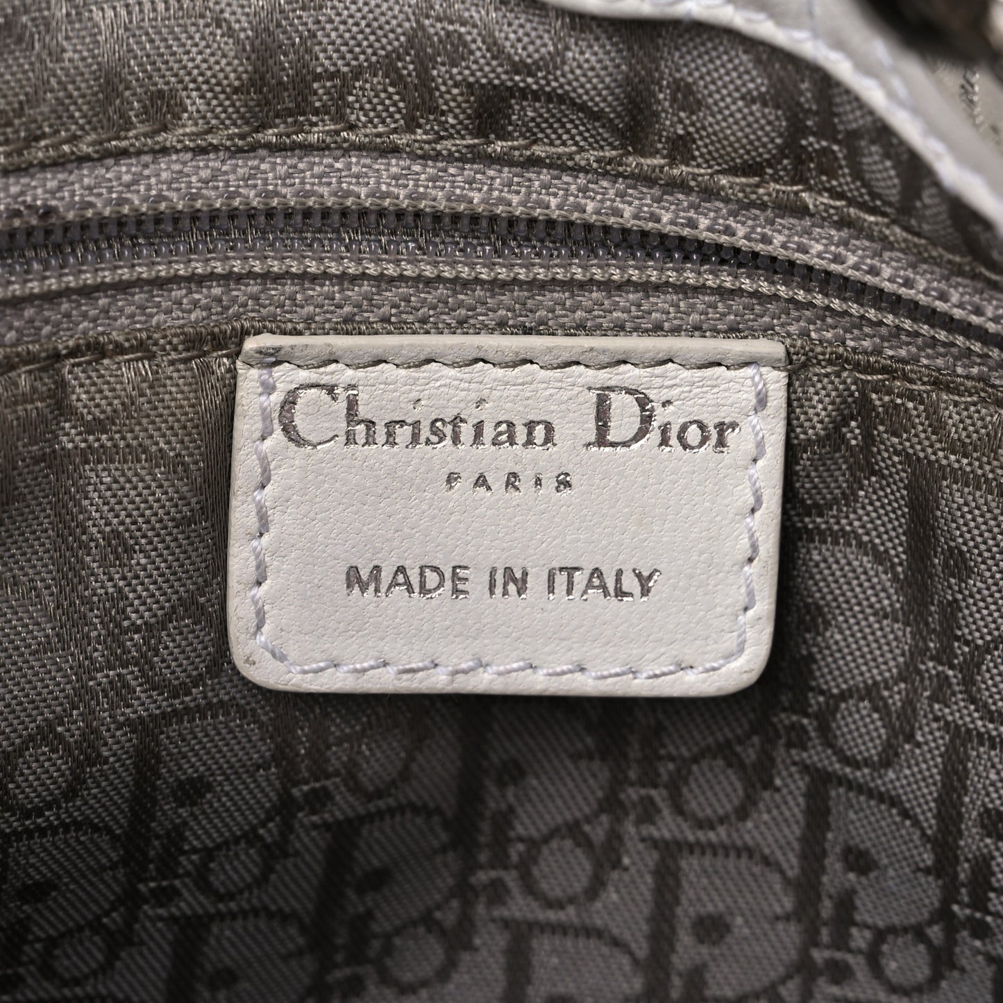 Lambskin Cannage Small Soft Lady Dior White