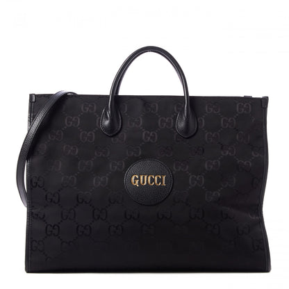 Gucci Econyl Nylon Monogram Large Off The Grid Tote Bag Black 1 of 9