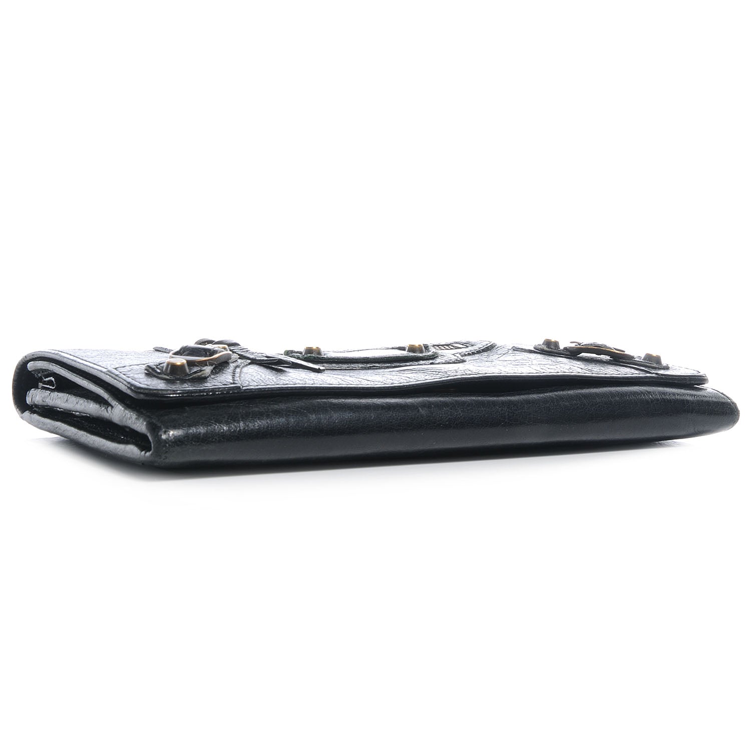 Balenciaga Agneau Money Wallet Black 4 of 7