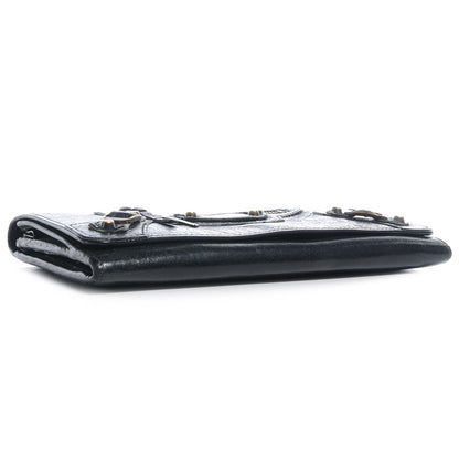 Balenciaga Agneau Money Wallet Black 4 of 7