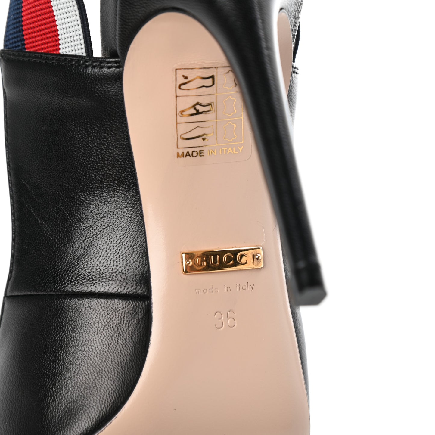 Malaga Kid Web Sylvie High Heel Slingback Pumps 36 Black