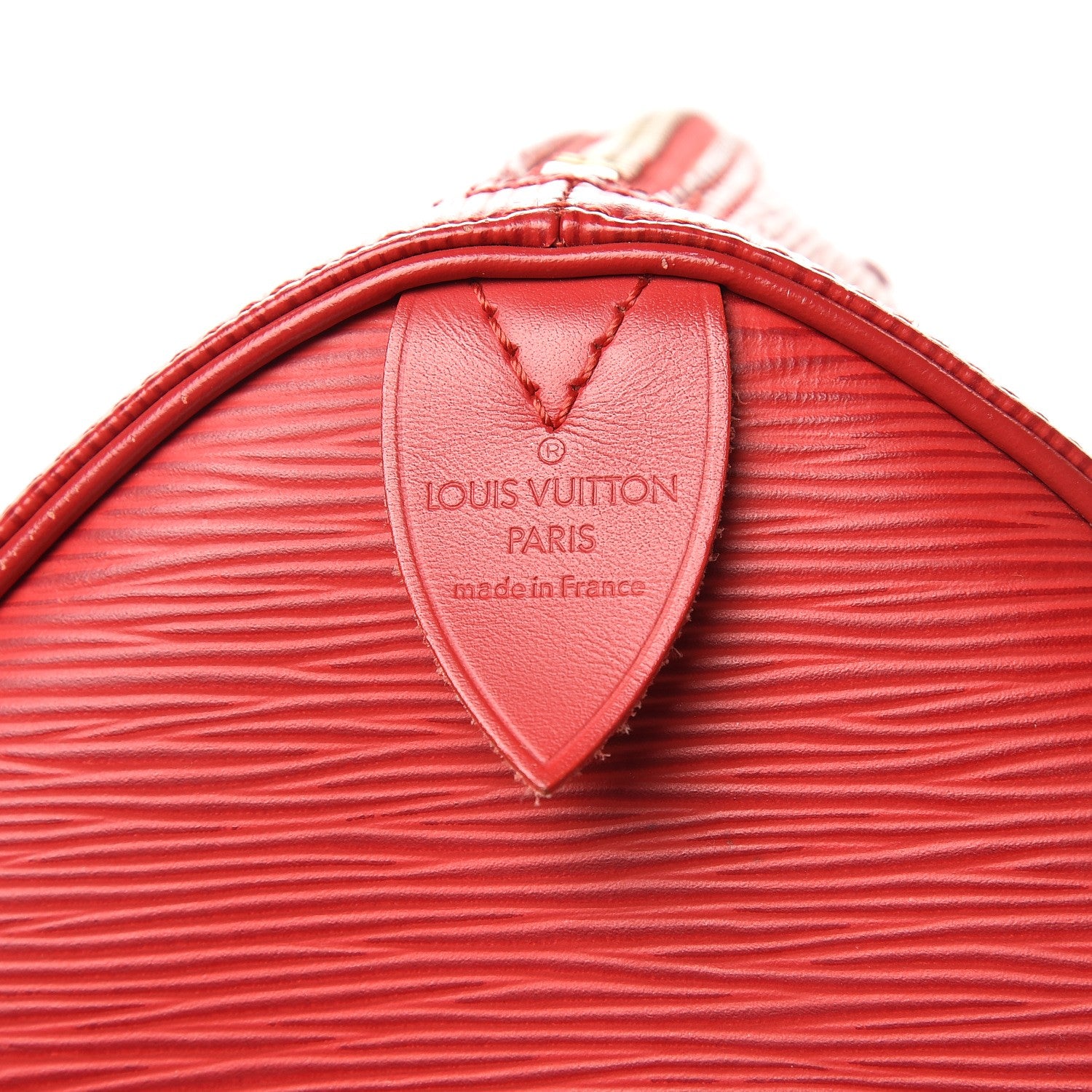 Louis Vuitton Epi Speedy 30 Castillan Red 6 of 13