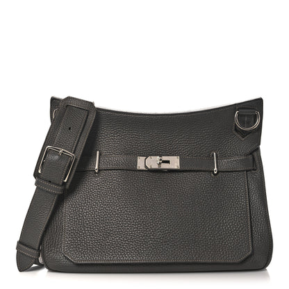 Hermes Taurillon Clemence Bicolor Jypsiere 34 Ardoise Gris Tourterelle 1 of 20