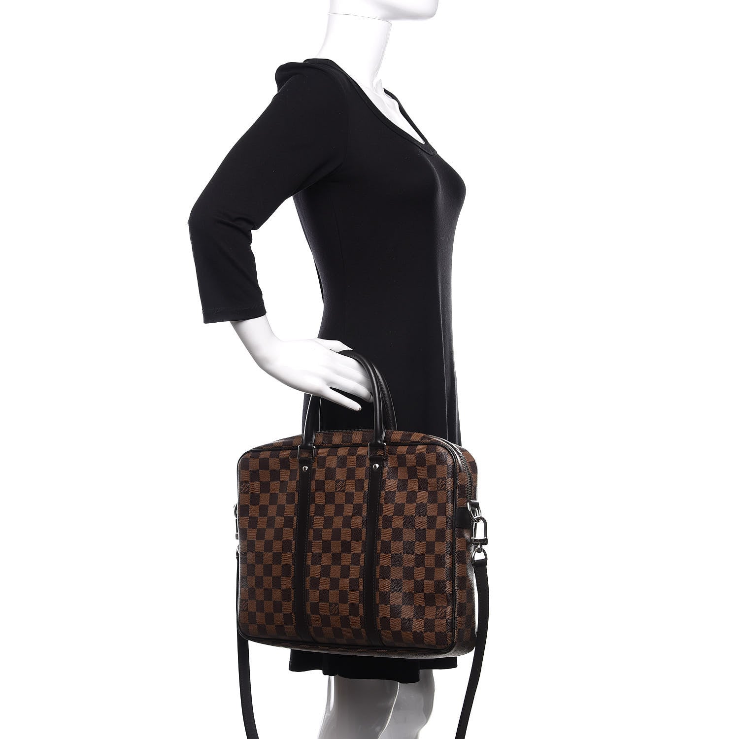 Louis Vuitton Damier Ebene Porte-Documents Voyage PM 3 of 13