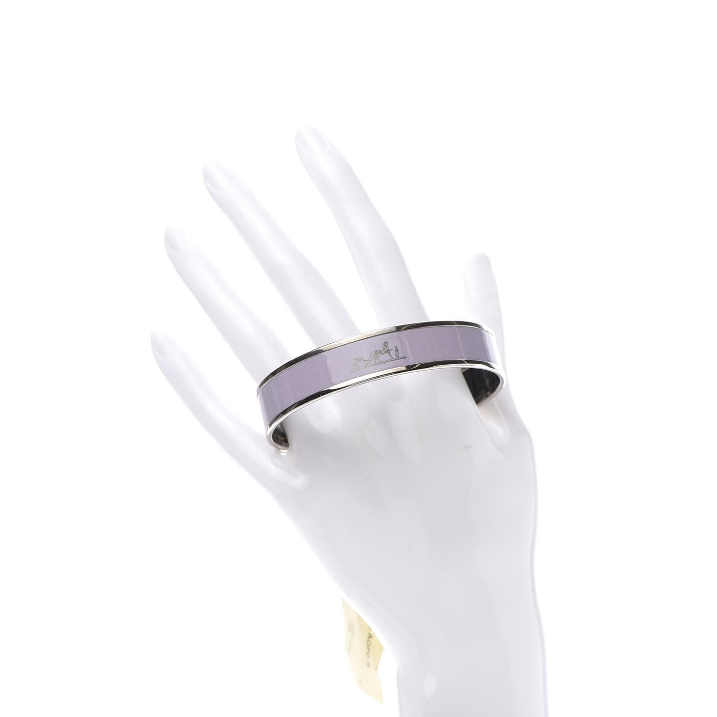 Enamel Printed Caleche Medium Bracelet 70 Rose Ronsard