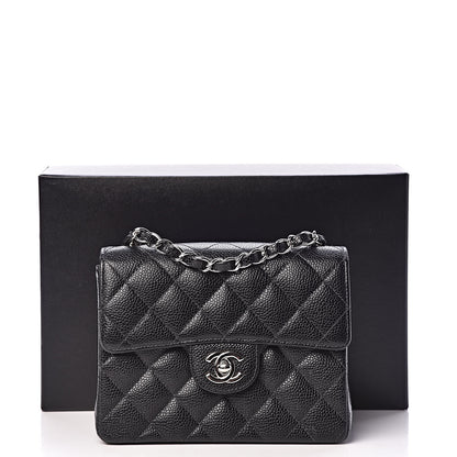 Chanel Caviar Quilted Mini Square Flap Black 12 of 12