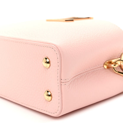 Louis Vuitton Taurillon Capucines Mini Bubble Gum Banane 9 of 9