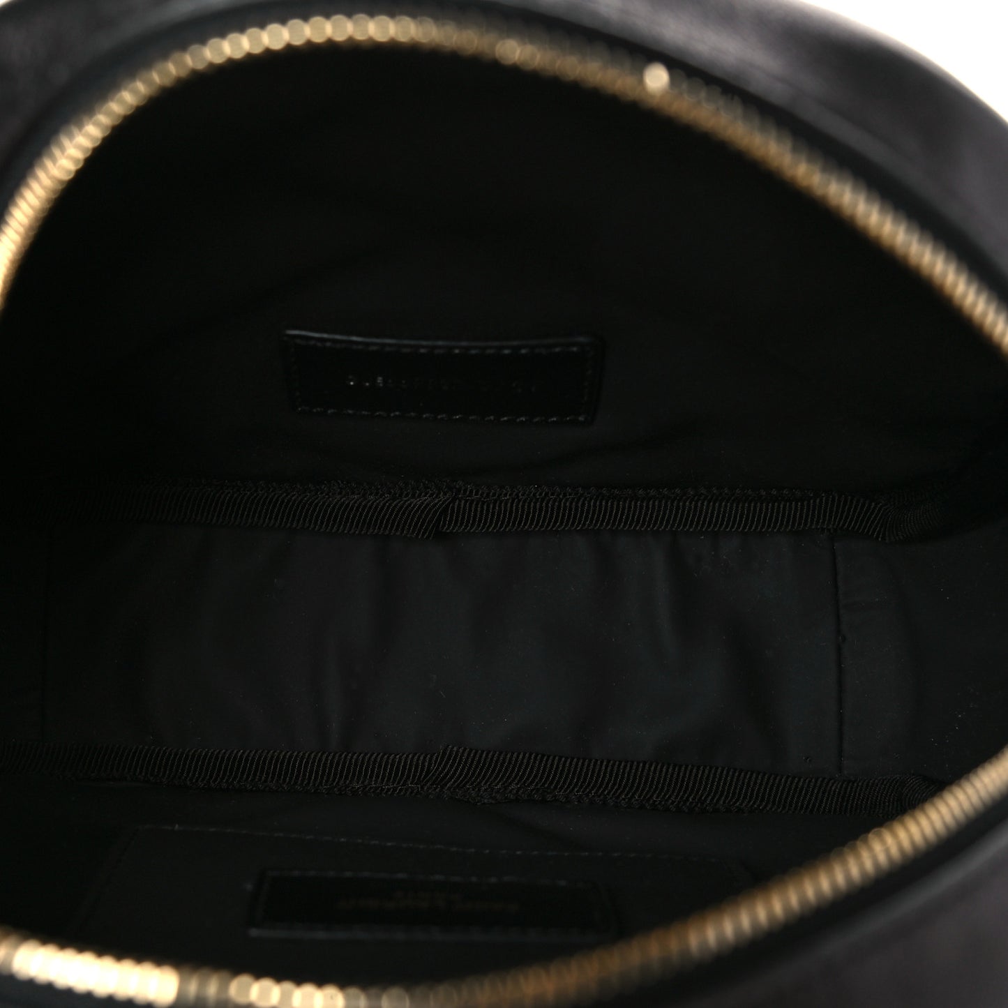 Lambskin Quilted Lolita Cosmetic Pouch Black