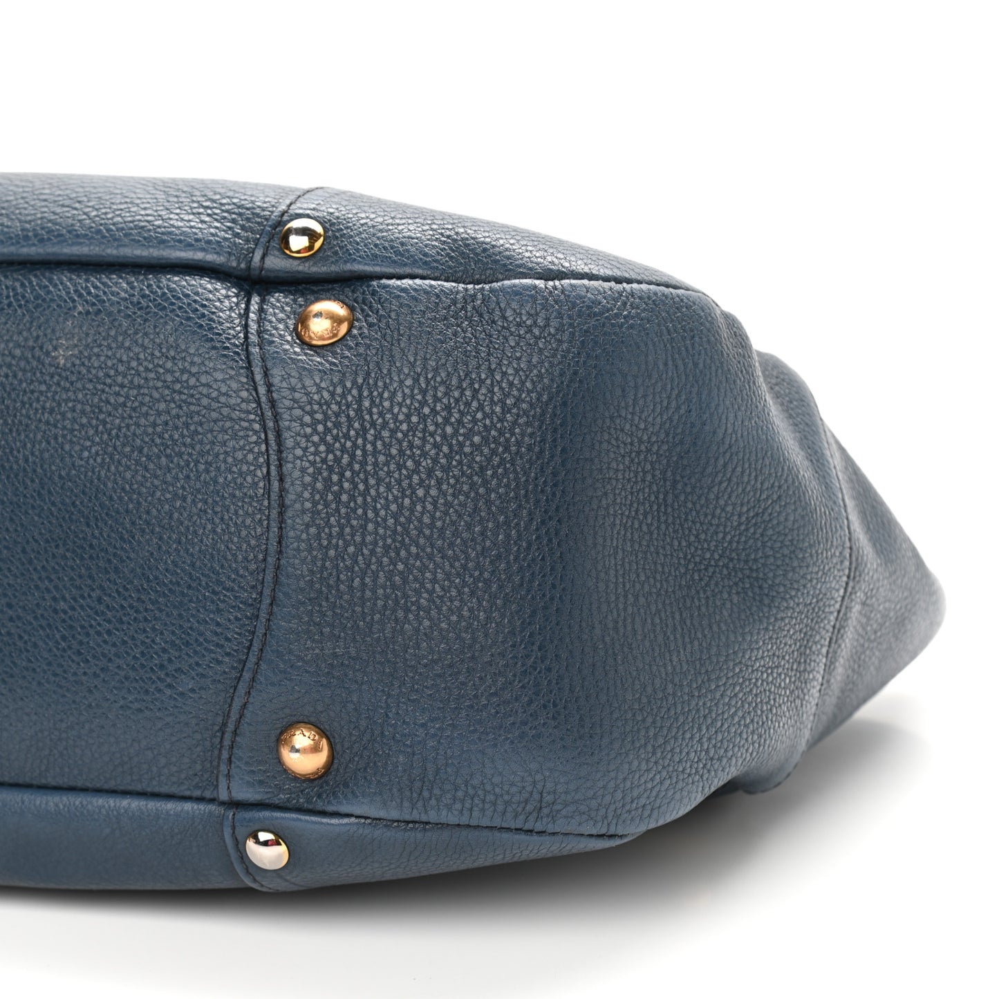 Vitello Daino Pushlock Tote Bleuette