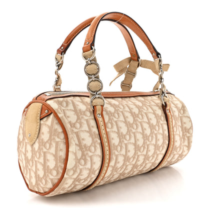 Christian Dior Monogram Trotter Romantique Boston Bag Beige 3 of 18