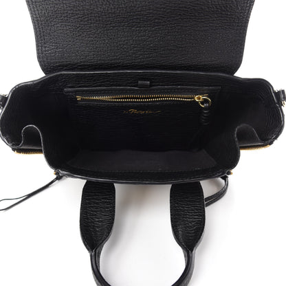 3.1 Phillip Lim Textured Calfskin Mini Pashli Satchel Black 5 of 11