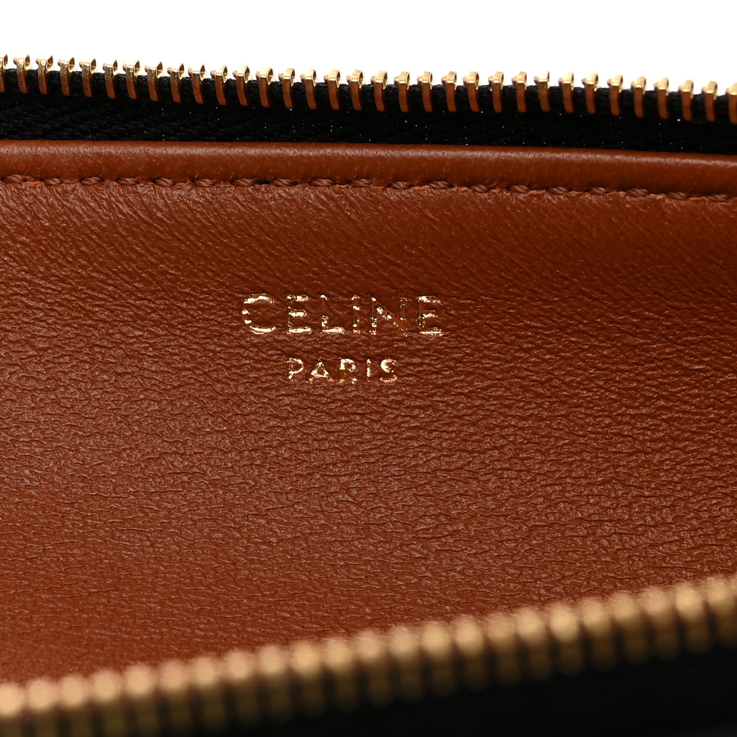 Celine Triomphe Canvas Pencil Case Black 1418094 – FASHIONPHILE