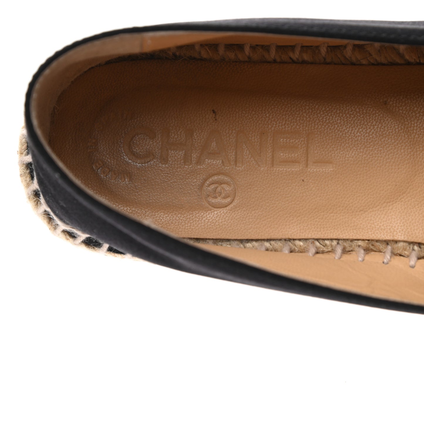 Satin Grosgrain Espadrilles 37 Black