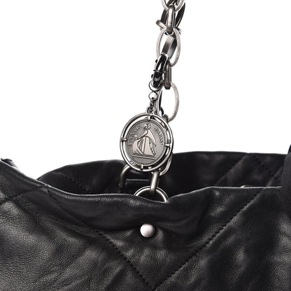 Lanvin Lambskin Quilted Amalia Tote Black 10 of 11