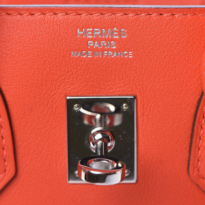 Hermes Swift Birkin 25 Capucine 22 of 36