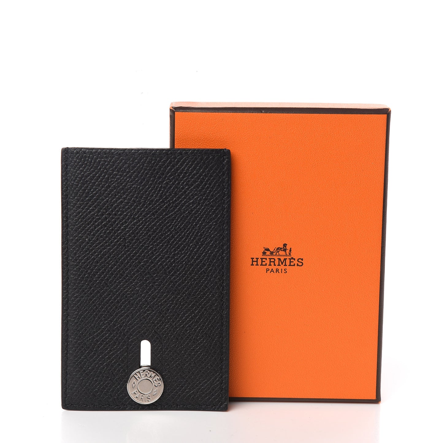 Epsom Diabolo Card Holder Case Black
