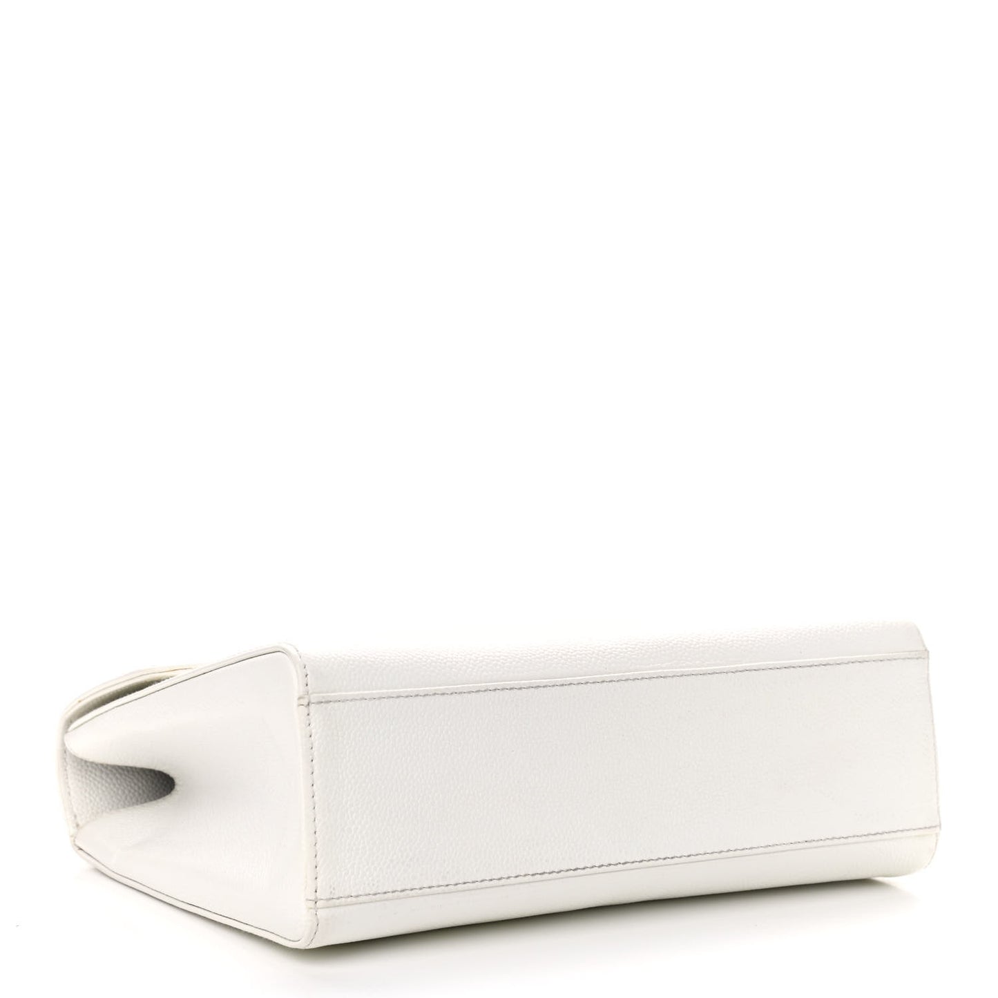 Caviar Kelly Flap Bag White