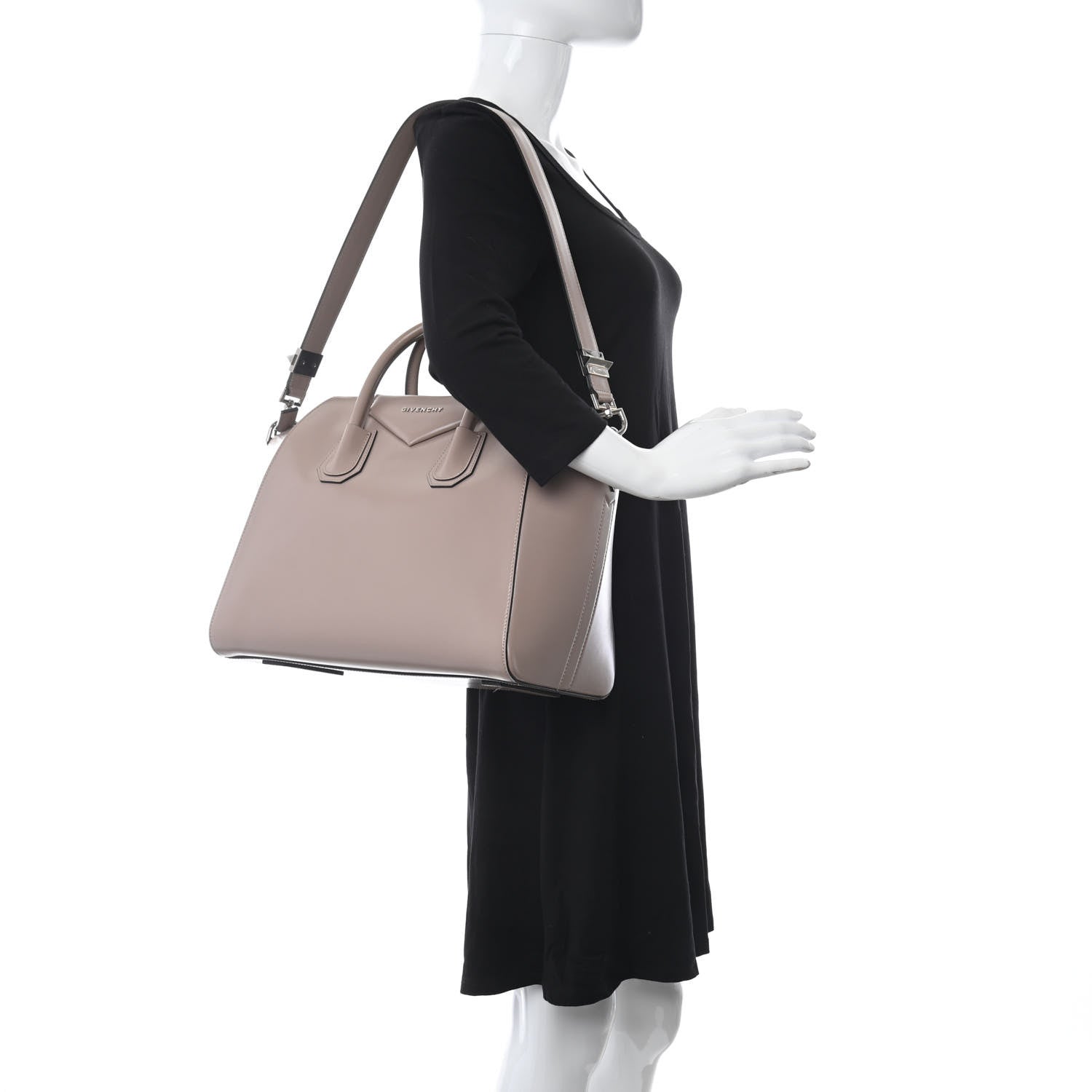 Givenchy Shiny Lord Calfskin Medium Antigona Linen 2 of 10