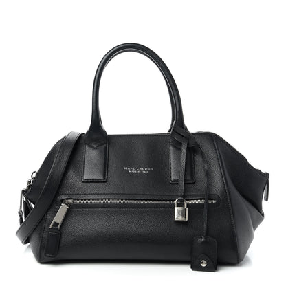Marc Jacobs Textured Calfskin Small Incognito Satchel Black 1 of 11