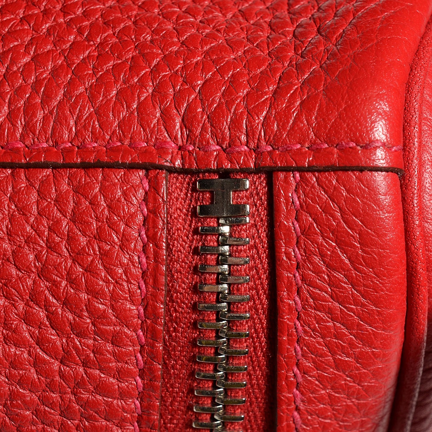 Hermes Taurillon Clemence Lindy 30 Rouge Casaque 12 of 15