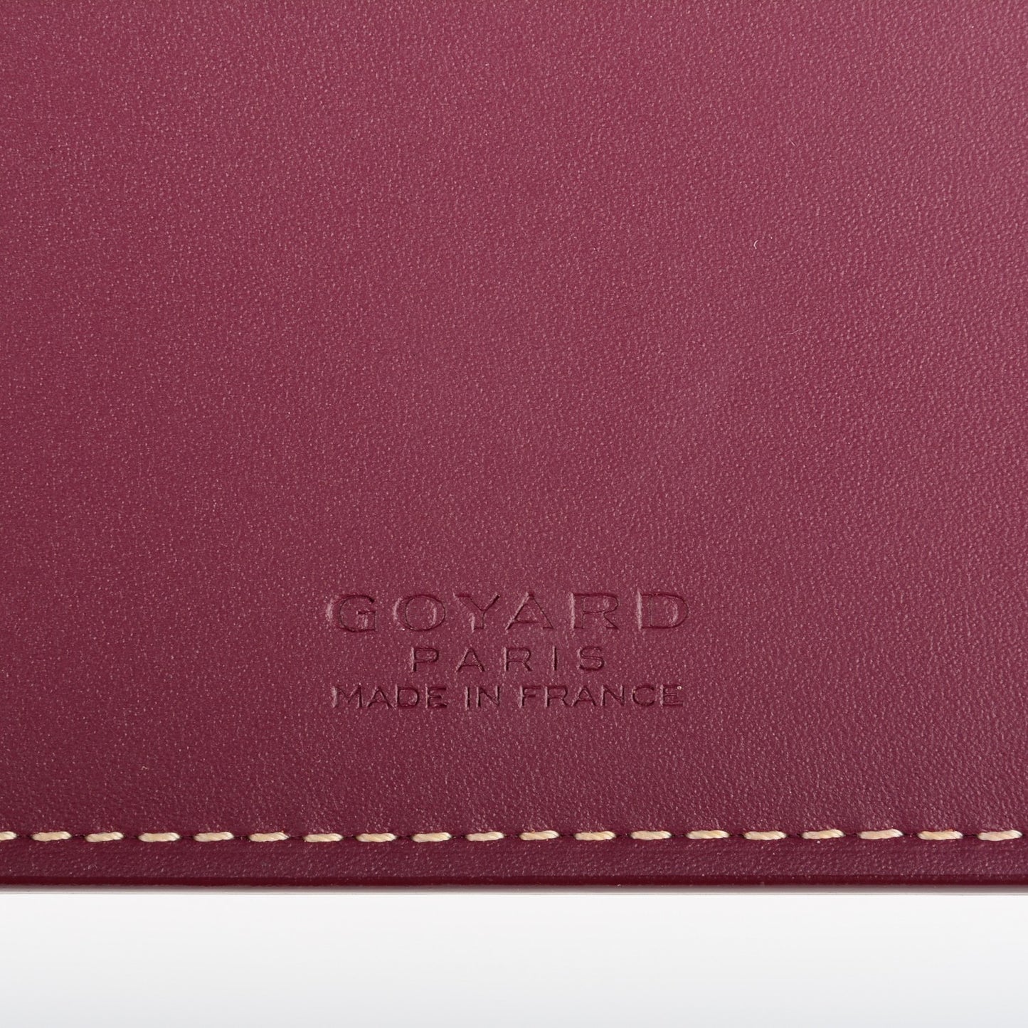 Goyardine Richelieu Wallet Burgundy