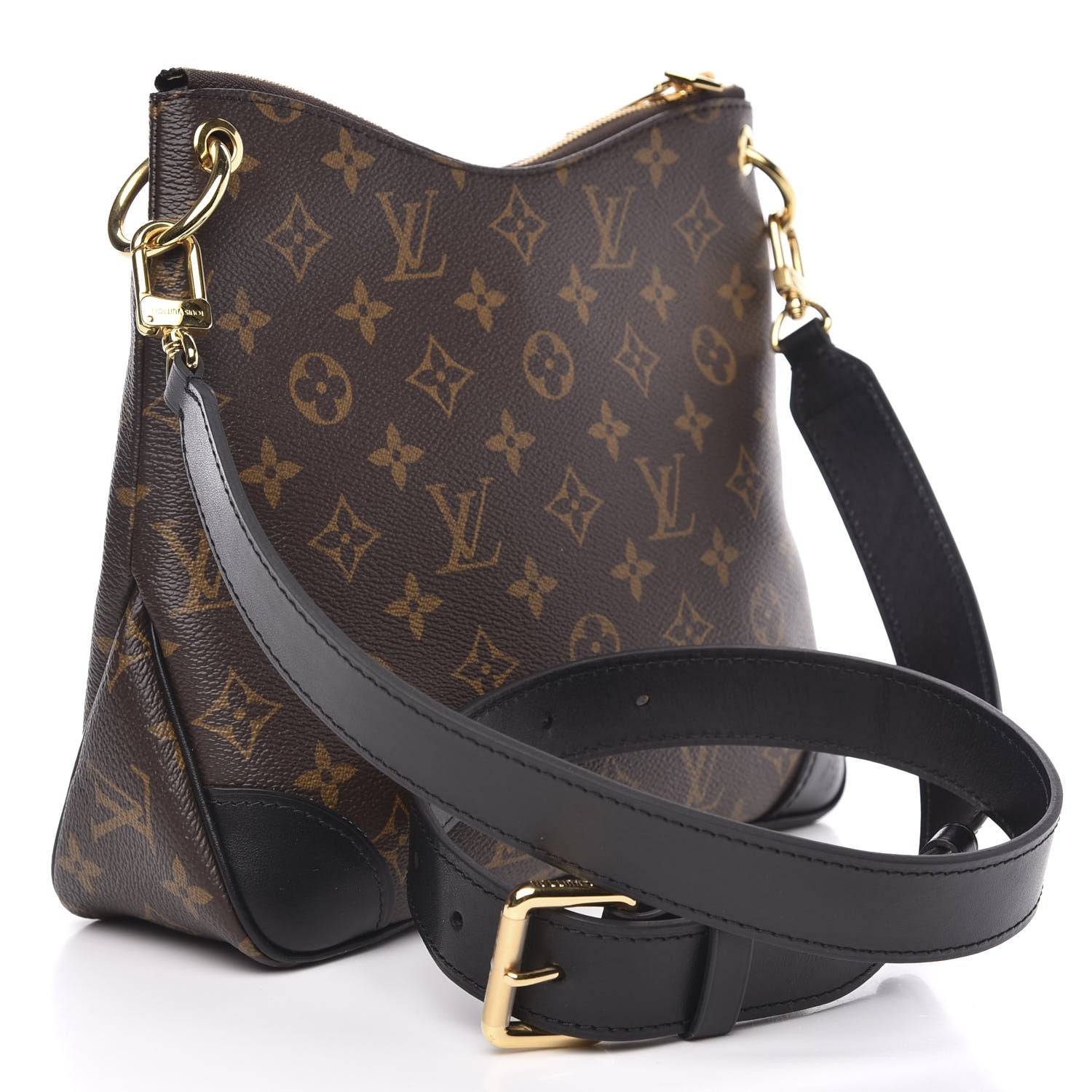 Louis Vuitton Monogram Odeon PM Black 2 of 6