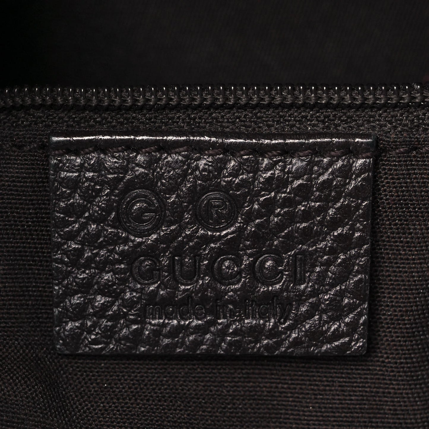 Crystal Monogram Abbey D Ring Tote Dark Brown