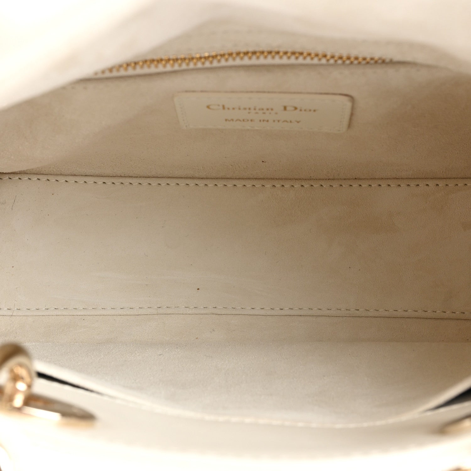 Christian Dior Lambskin Cannage Small My ABCDior Lady Dior White 5 of 10