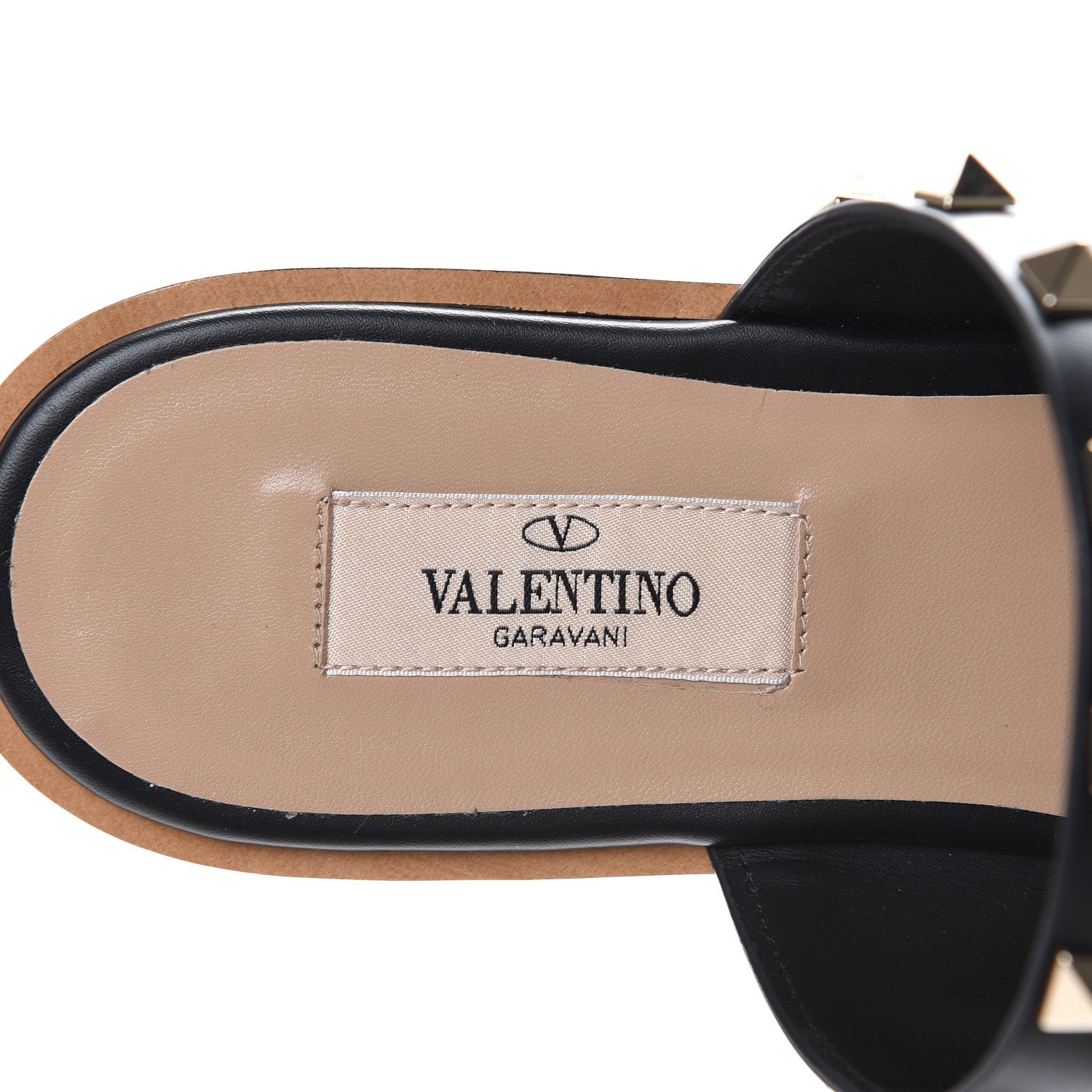 Valentino Garavani Nappa Rockstud Flat Sandals 41 Black 7 of 12