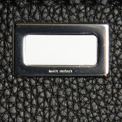 Fendi Cuoio Romano Selleria Peekaboo Continental Wallet Black 13 of 14