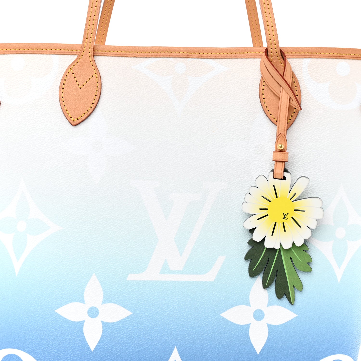 Louis Vuitton Monogram Giant By The Pool Neverfull MM Blue 8 of 12