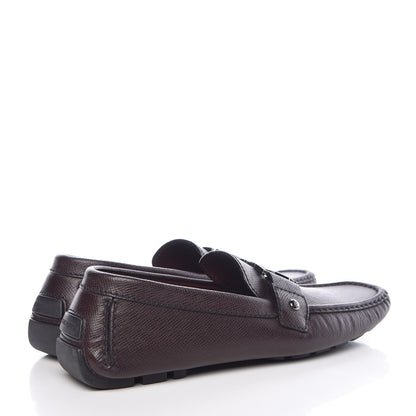 Louis Vuitton Taiga Monte Carlo Moccasin Loafers 8 Grizzli 4 of 11