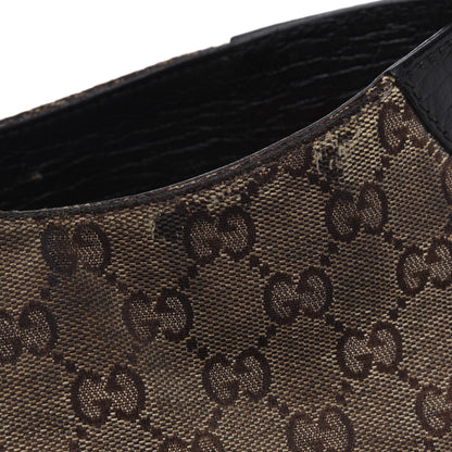Gucci Monogram Hasler Hobo Dark Brown 6 of 8
