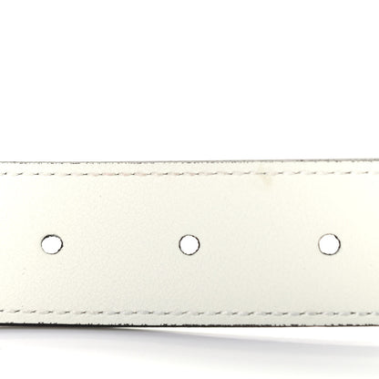 Gucci Moon Calfskin Zumi 30mm Belt 85 34 Off White 4 of 6