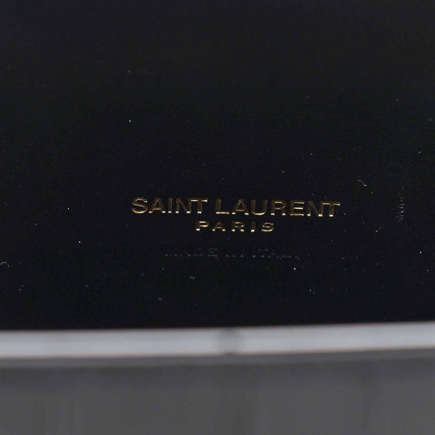Saint Laurent Calfskin Crocodile Embossed Baby Sac De Jour Black 6 of 11