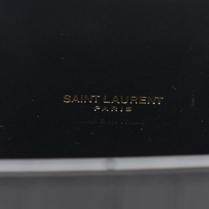 Saint Laurent Calfskin Crocodile Embossed Baby Sac De Jour Black 6 of 11