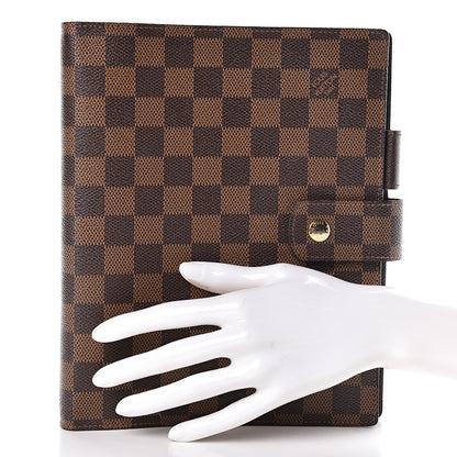 Louis Vuitton Damier Ebene Large Ring Agenda Cover 2 of 7