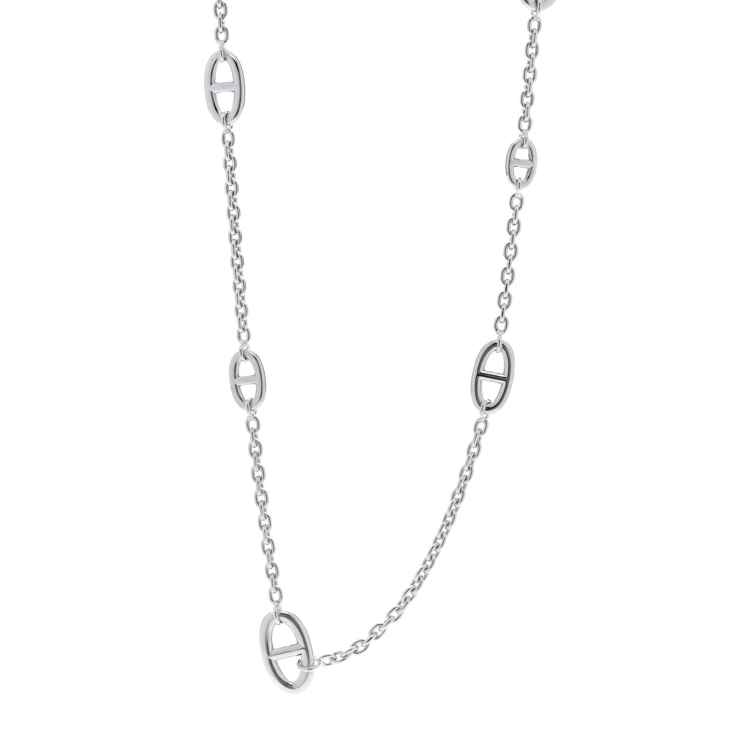Hermes Sterling Silver Farandole Necklace 80 1 of 6