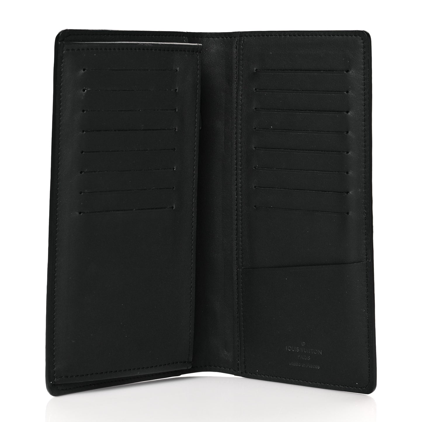 Calfskin Monogram Shadow Brazza Wallet Black