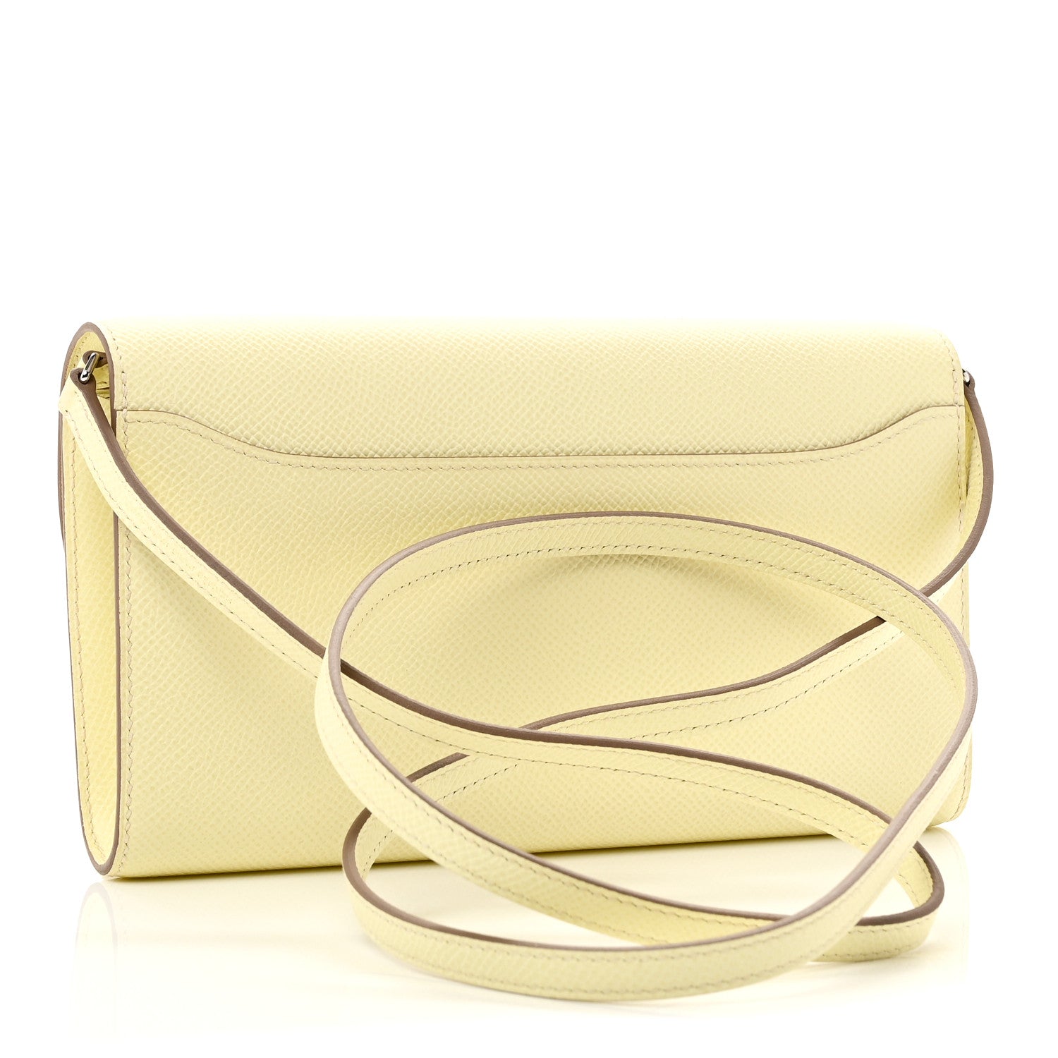Hermes Epsom Constance Long Wallet To Go Wallet Jaune Milton 3 of 9