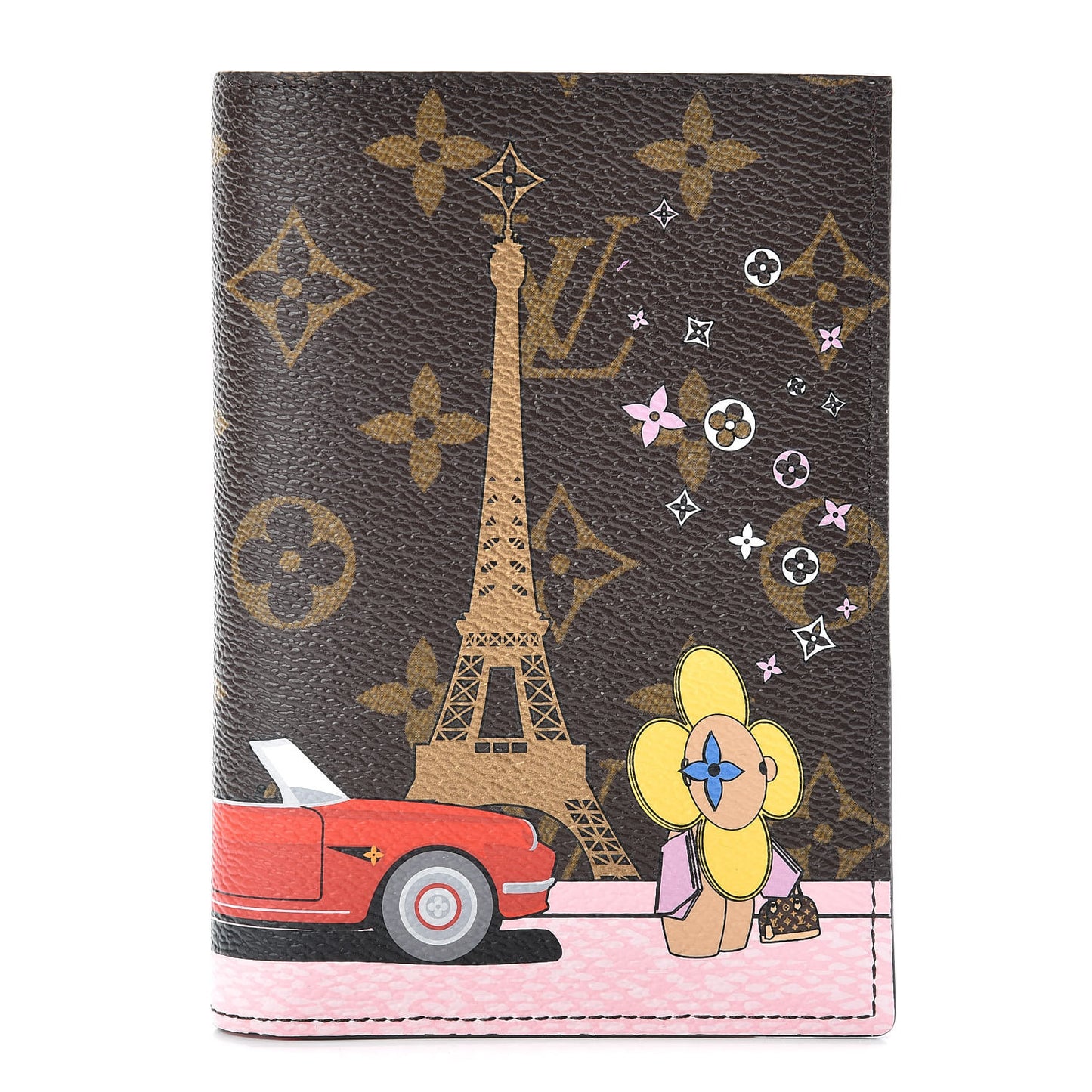 Monogram 2019 Christmas Animation Passport Cover Rouge