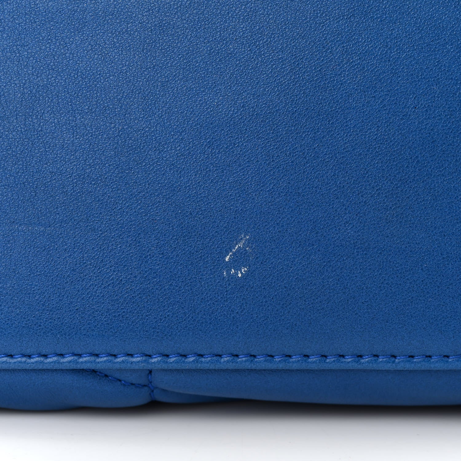 Saint Laurent Lambskin Quilted Small Loulou Puffer Monogram Chain Satchel Majorele Blue 11 of 11