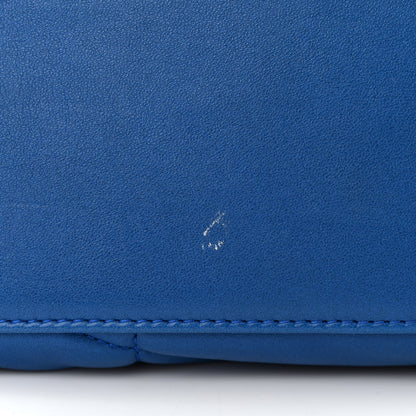 Saint Laurent Lambskin Quilted Small Loulou Puffer Monogram Chain Satchel Majorele Blue 11 of 11