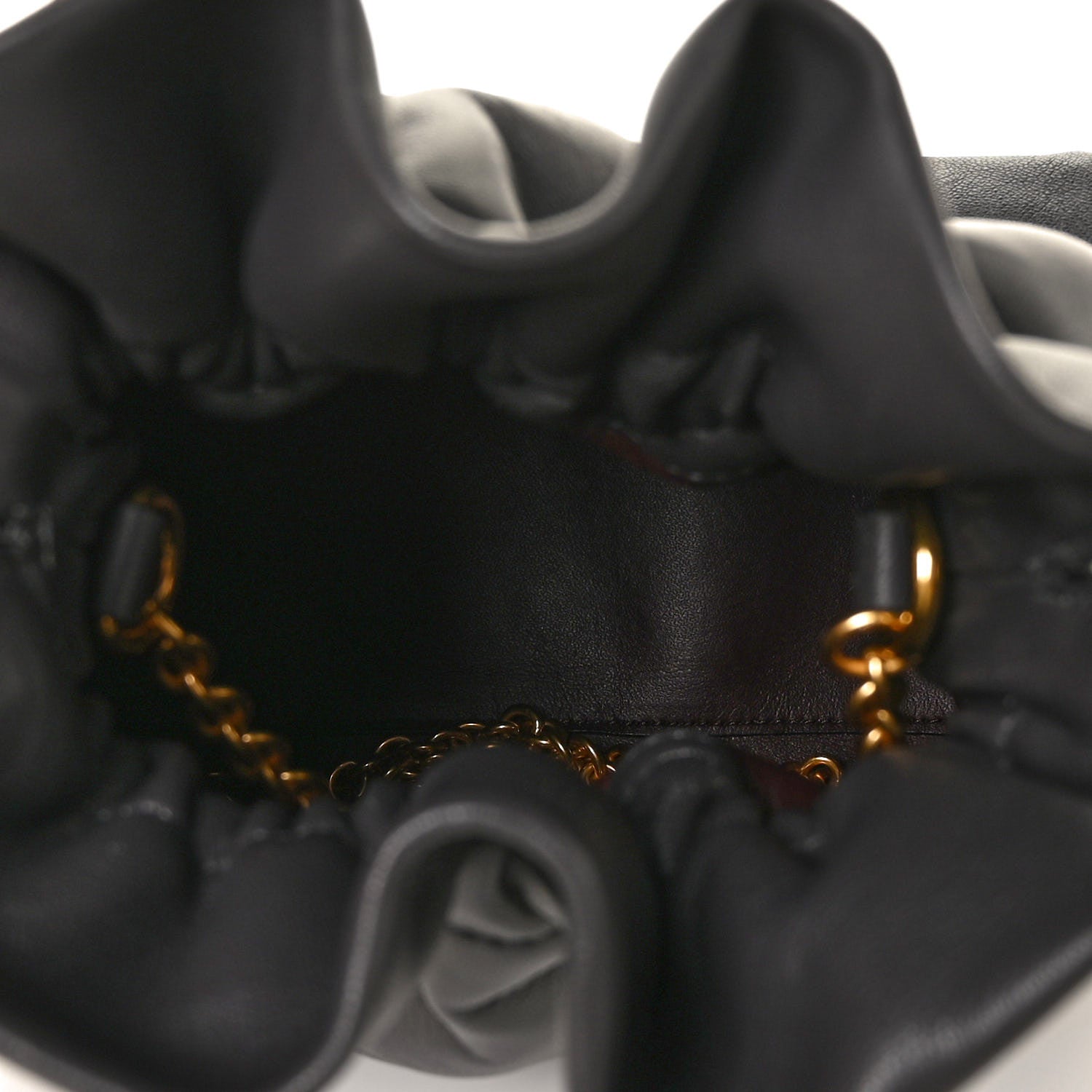 Mulberry Lambskin Mini Lynton Bucket Bag Charcoal Grey 4 of 7