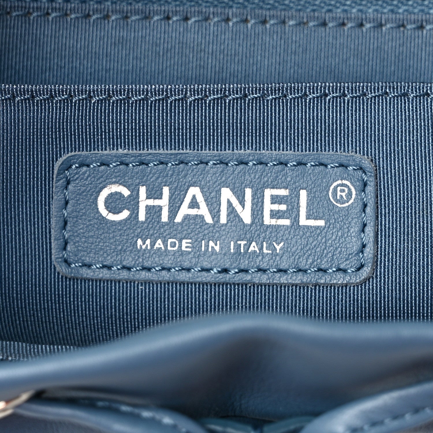 Chanel Calfskin Chevron Quilted Small Urban Spirit Backpack Light Blue 6 of 11