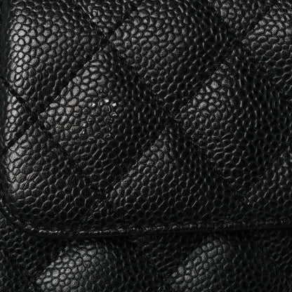 Chanel Caviar Quilted East West Flap Black 10 of 10