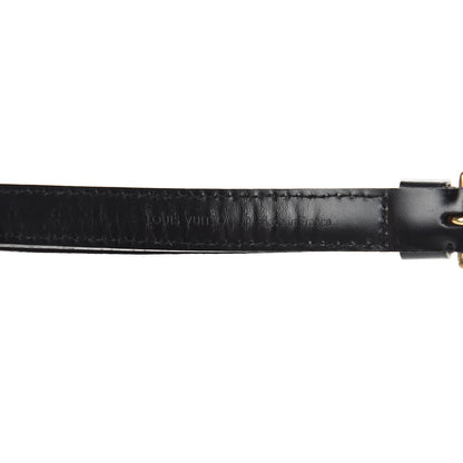 Louis Vuitton Calfskin 16mm Adjustable Shoulder Strap Black 4 of 4