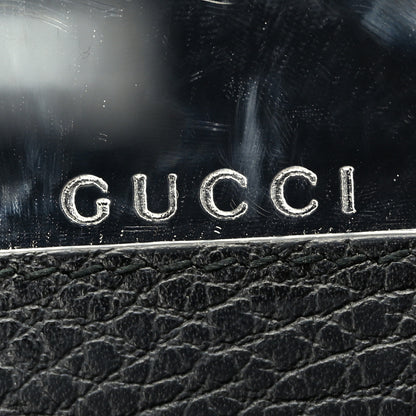 Gucci Calfskin Mini GG Marmont Chain Wallet Black 6 of 9