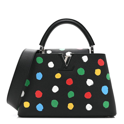 Louis Vuitton LV X YK Taurillon Capucine MM Black 3 of 10