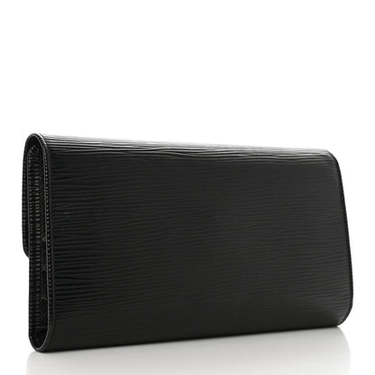 Louis Vuitton Epi Porte Tresor International Wallet Black 3 of 7